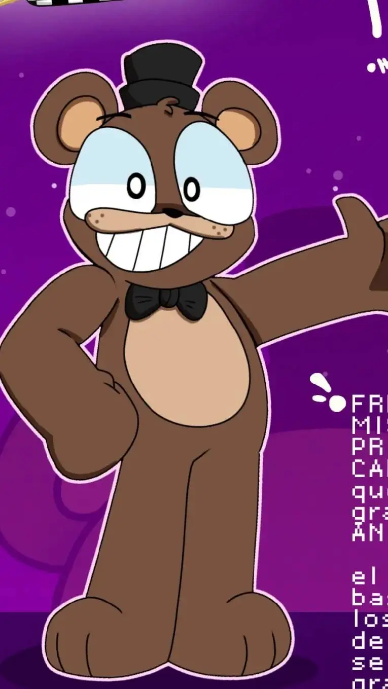 ai character: freddy fazbear background