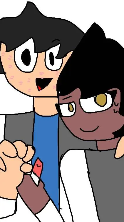 ai character: Aaronx y karelia  background