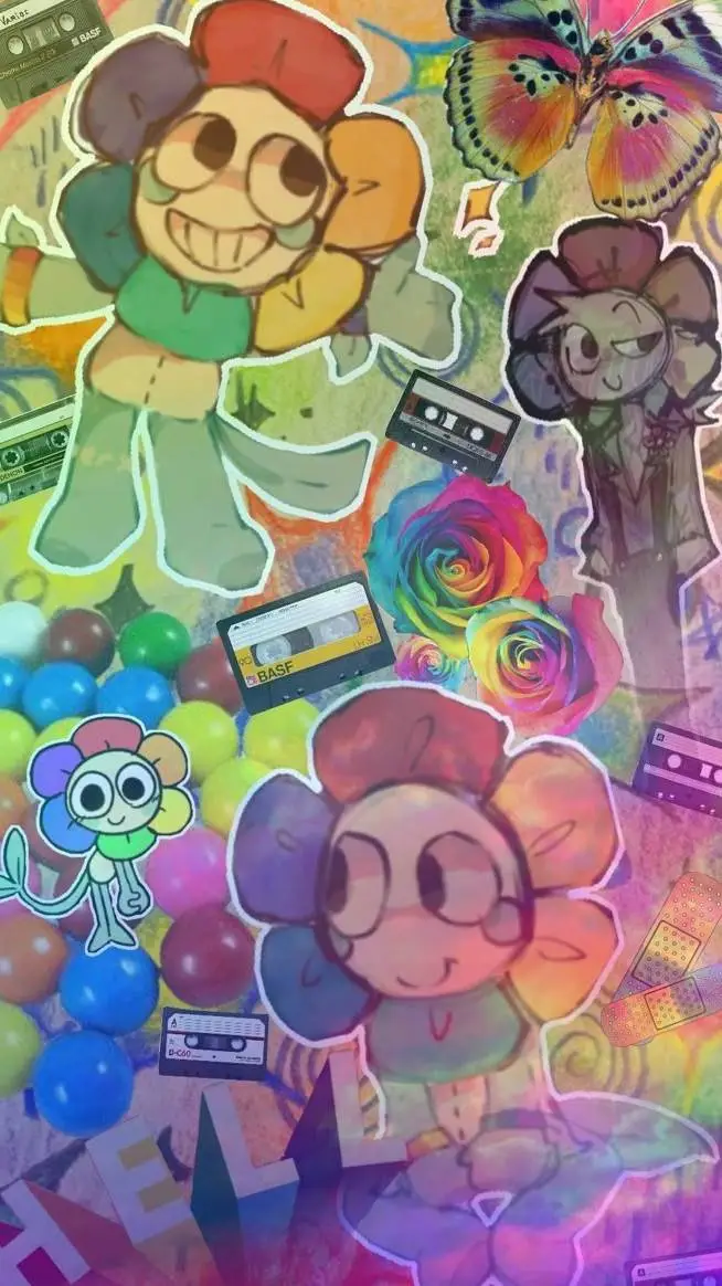 ai character: Dandys world background