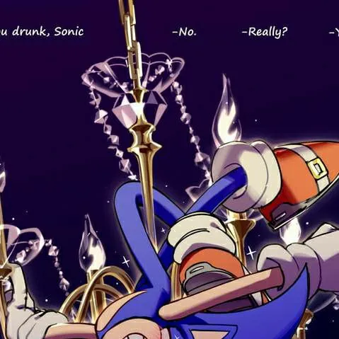 chat with ai character: sonic on a chandel