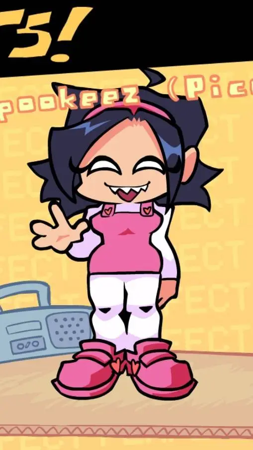 ai character: pico ur nene background