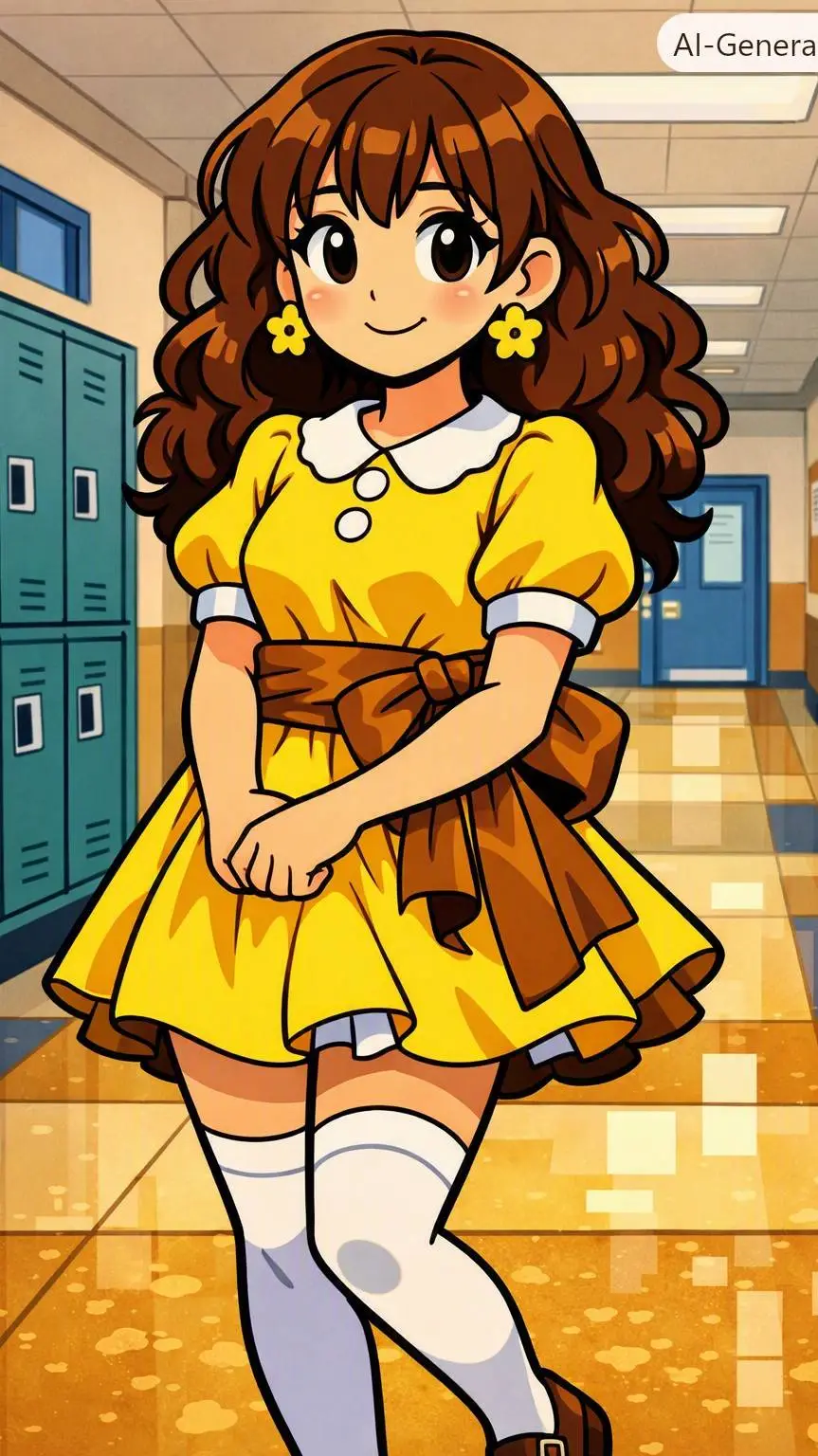 ai character: Shelly mcdodd  background