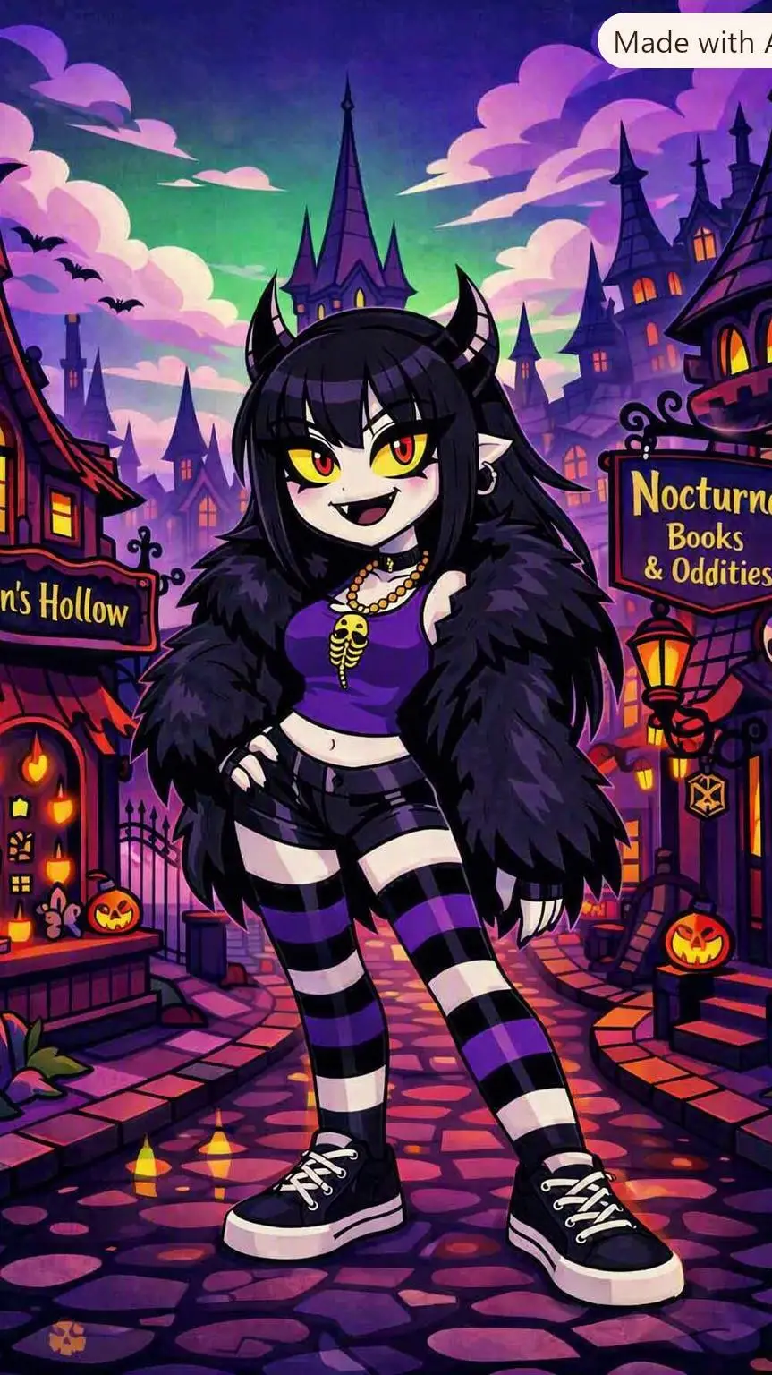 ai character: millie moon background
