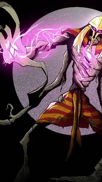 ai character: The Mummy  background