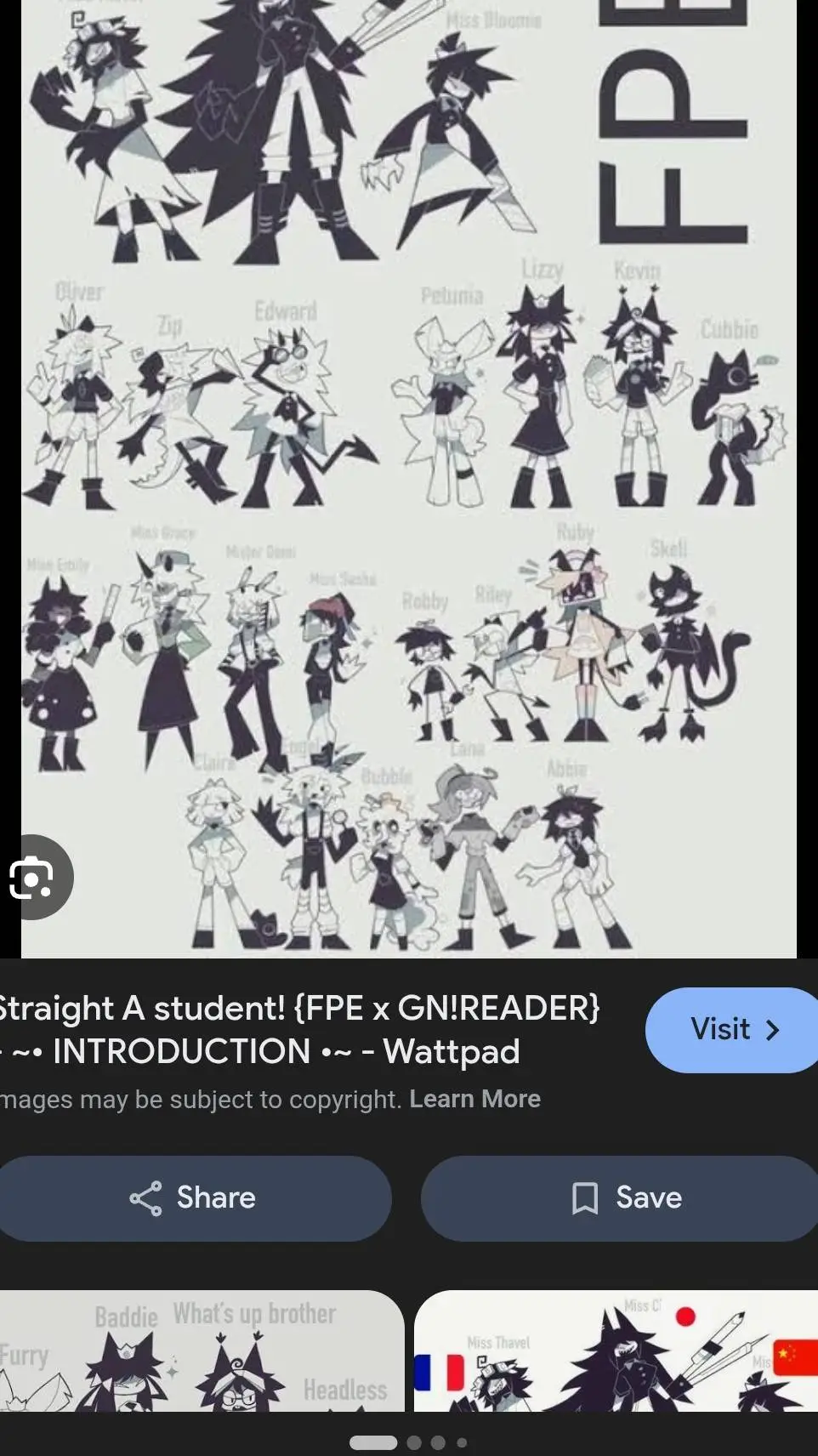 ai character: fpe meme infection background