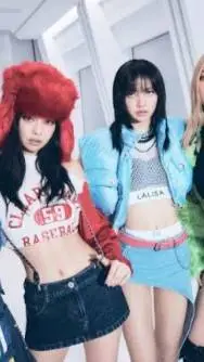 ai character: blackpink background