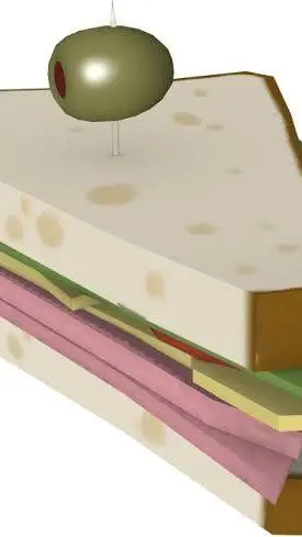 ai character: sandvich 🗣️🥪 background