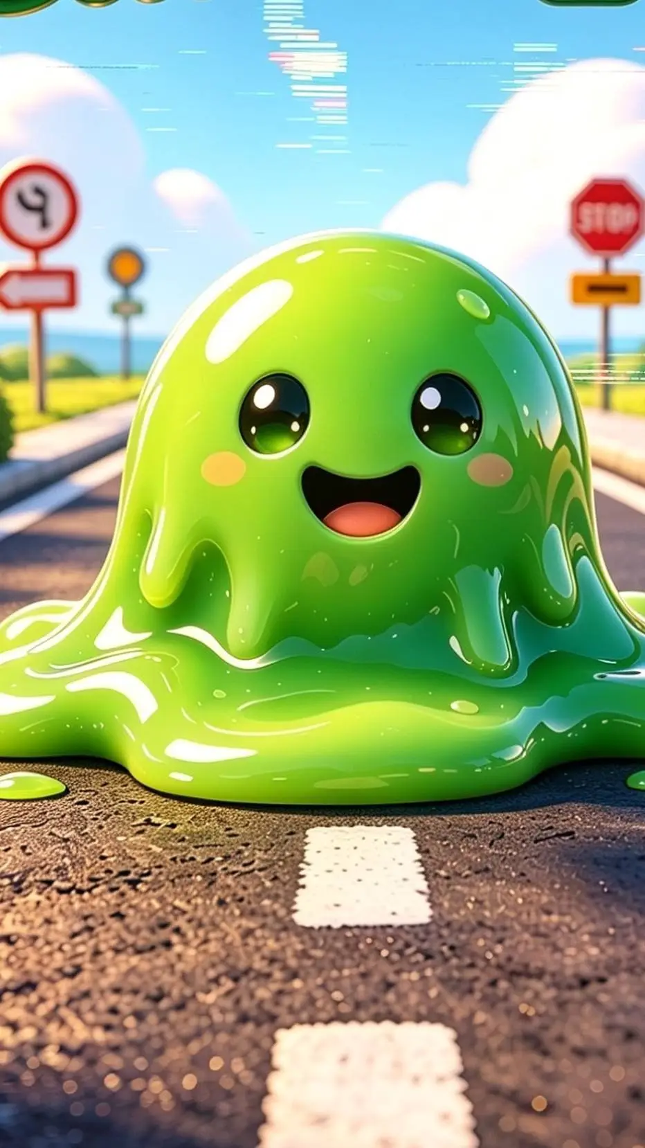 ai character: slimecito background