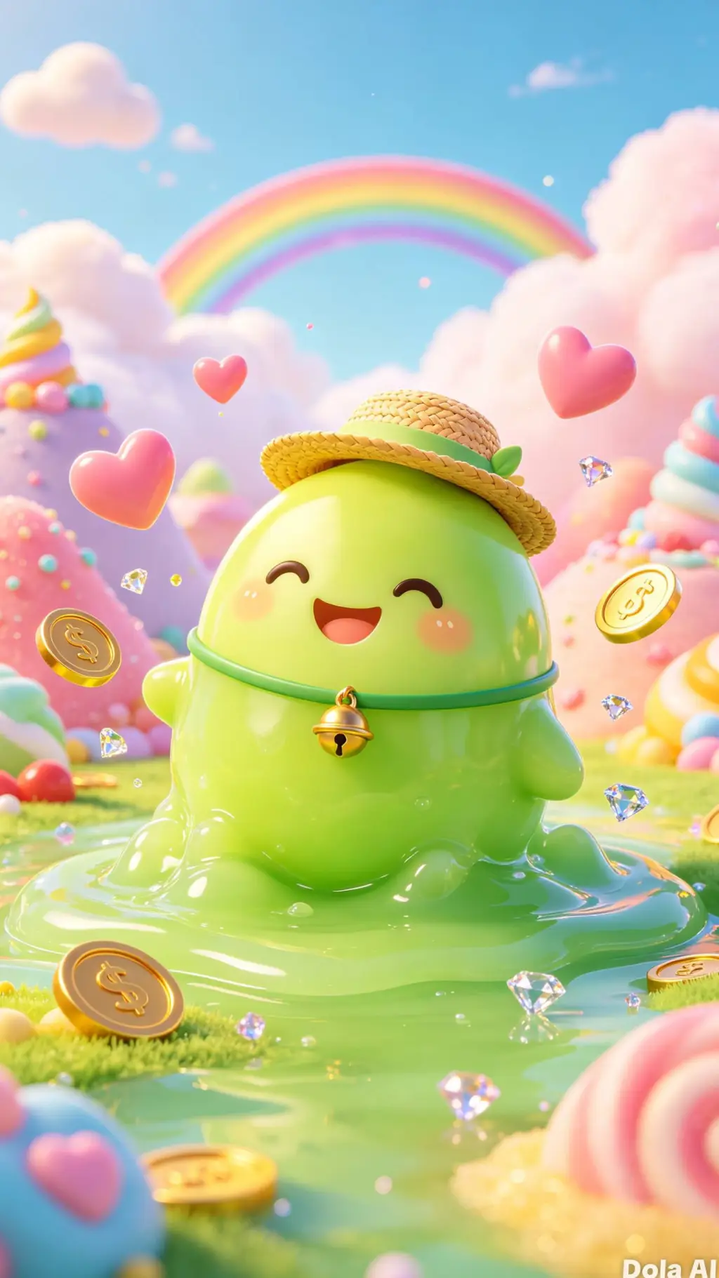 ai character: slime dueño background