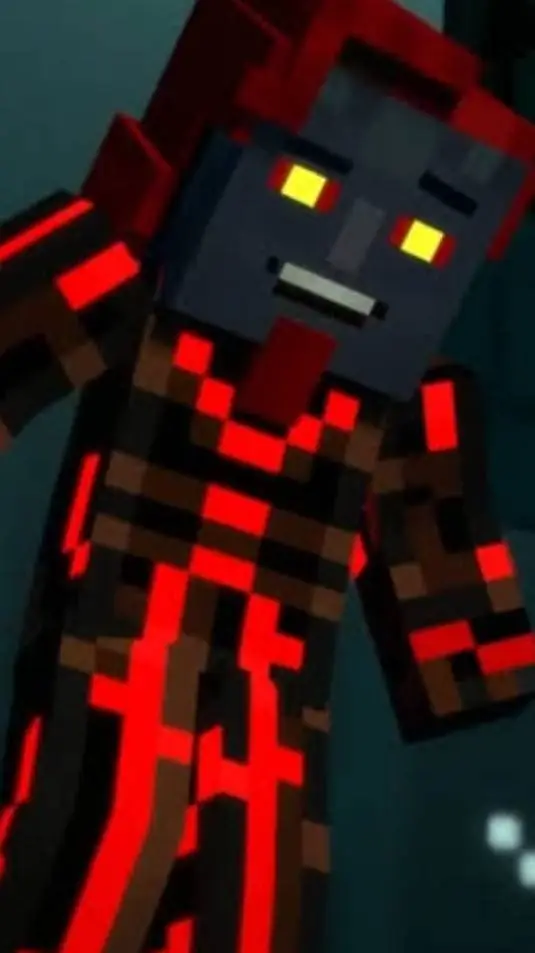 ai character: Minecraft admin background