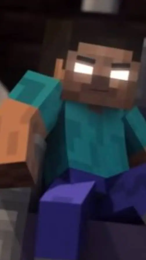 ai character: Herobrine Minecraf background