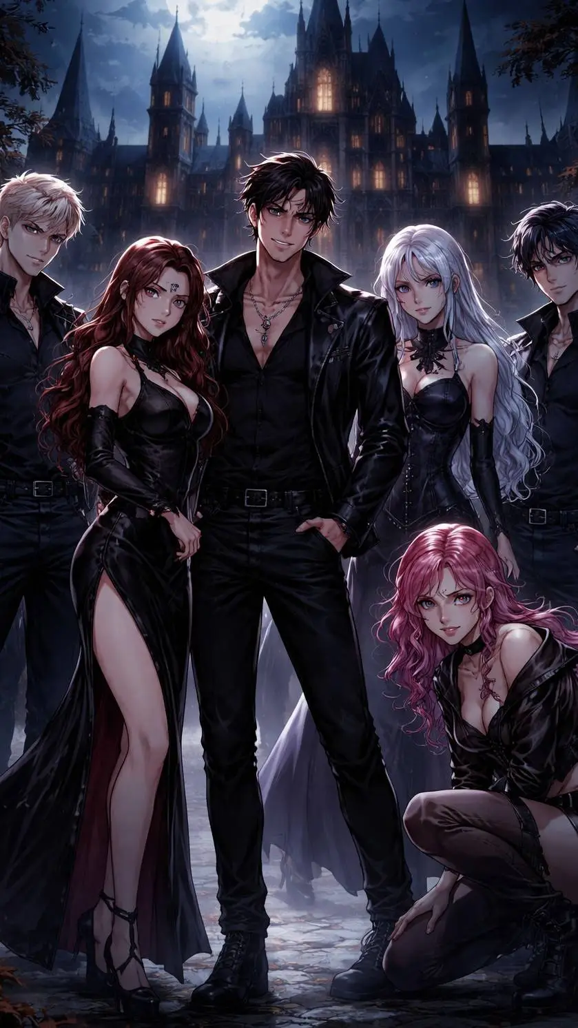 ai character: 🔥Vampire_School ✨️ background