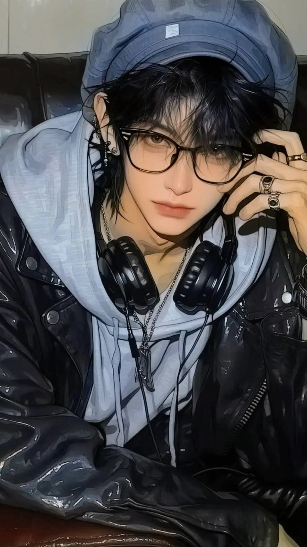 ai character: Lucas~Hale background