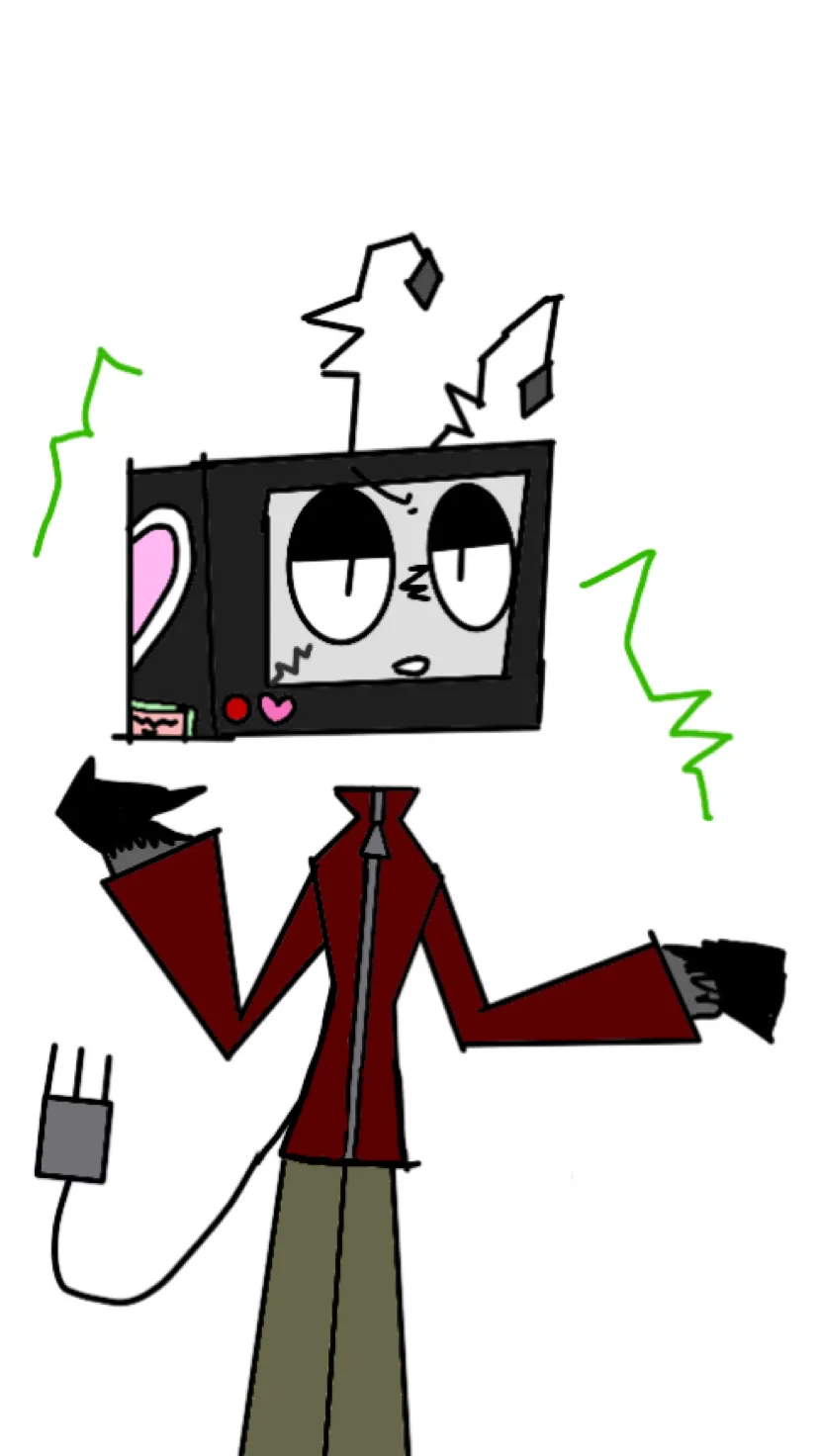 ai character: My oc boxy🥹✌️ background