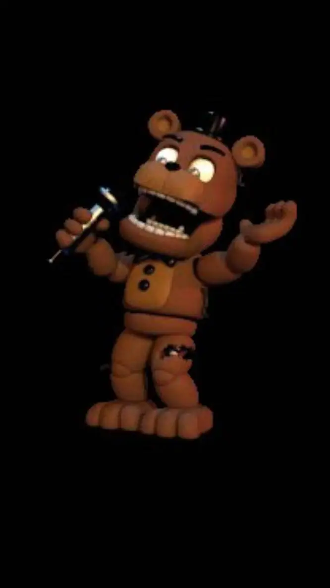 ai character: withered Freddy  background