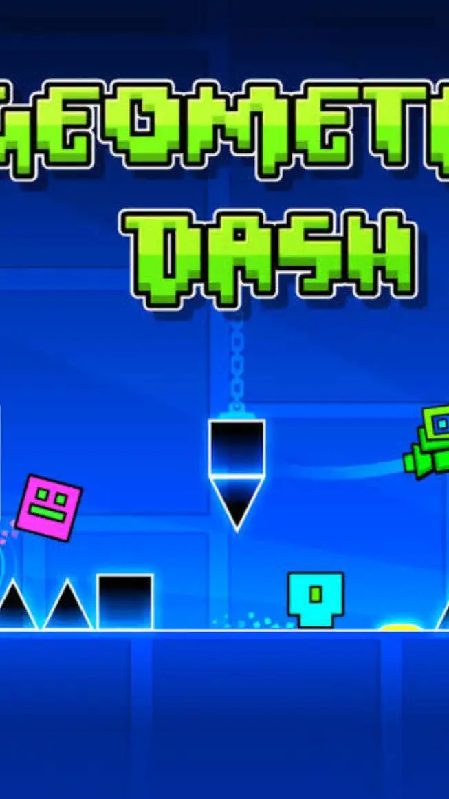 ai character: Geometry Dash background