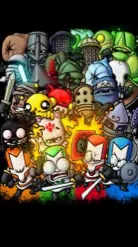 ai character: CASTLE CRASHERS  background