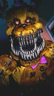 ai character: Nightmare fredbear background