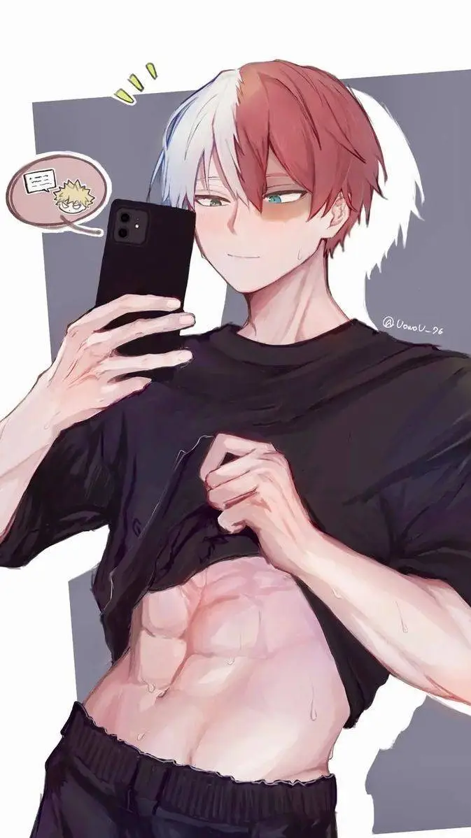 ai character: shoto todoroki background