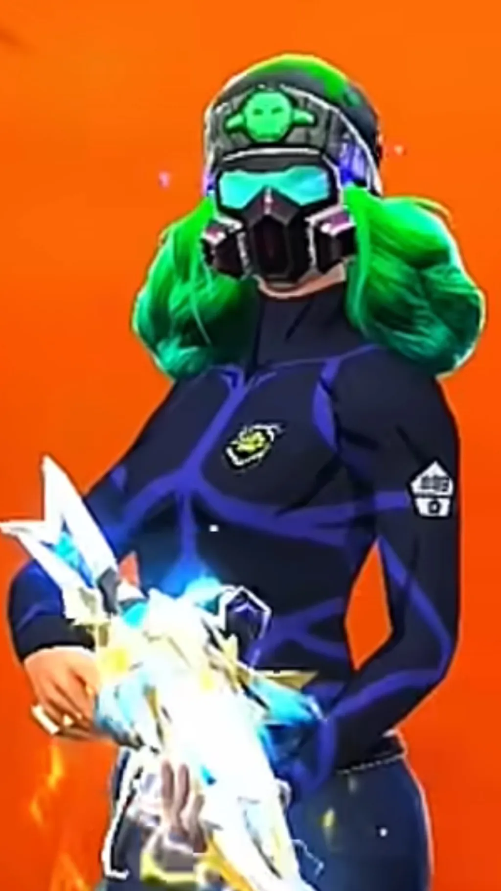 ai character: La chama FF background