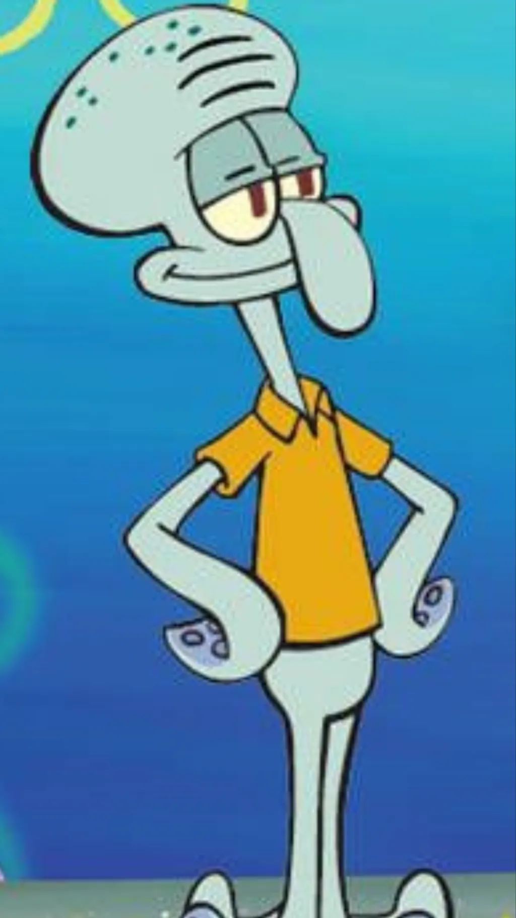 ai character: Calamardo  background