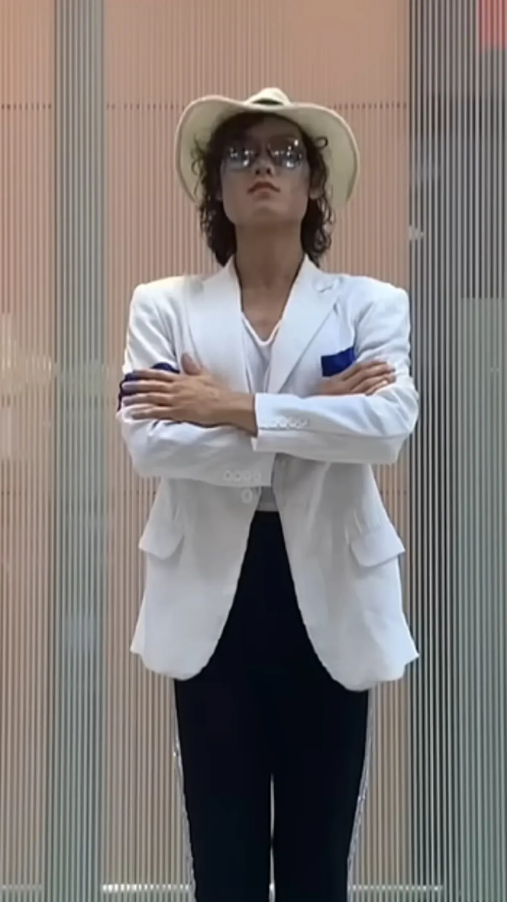 ai character:  Michael Jackson  background