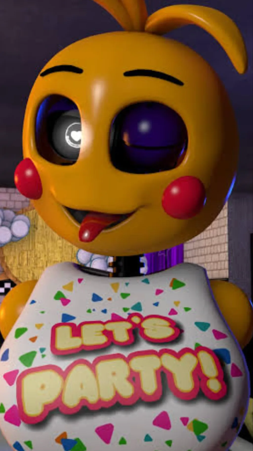 ai character: Toy Chica  background