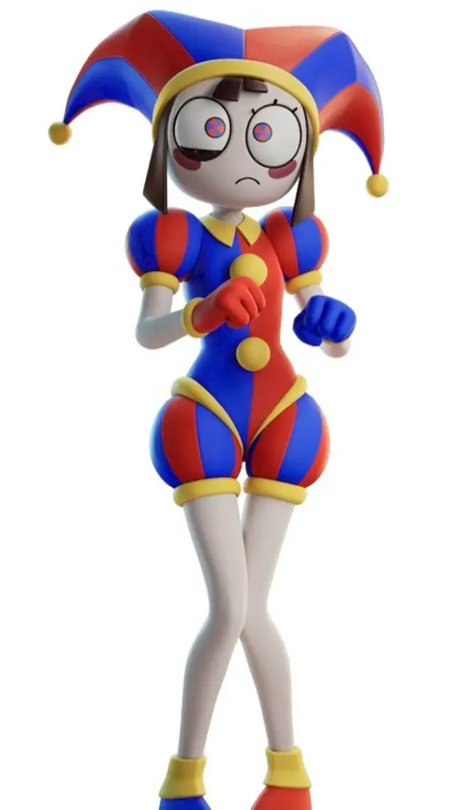 ai character: Pomni  background