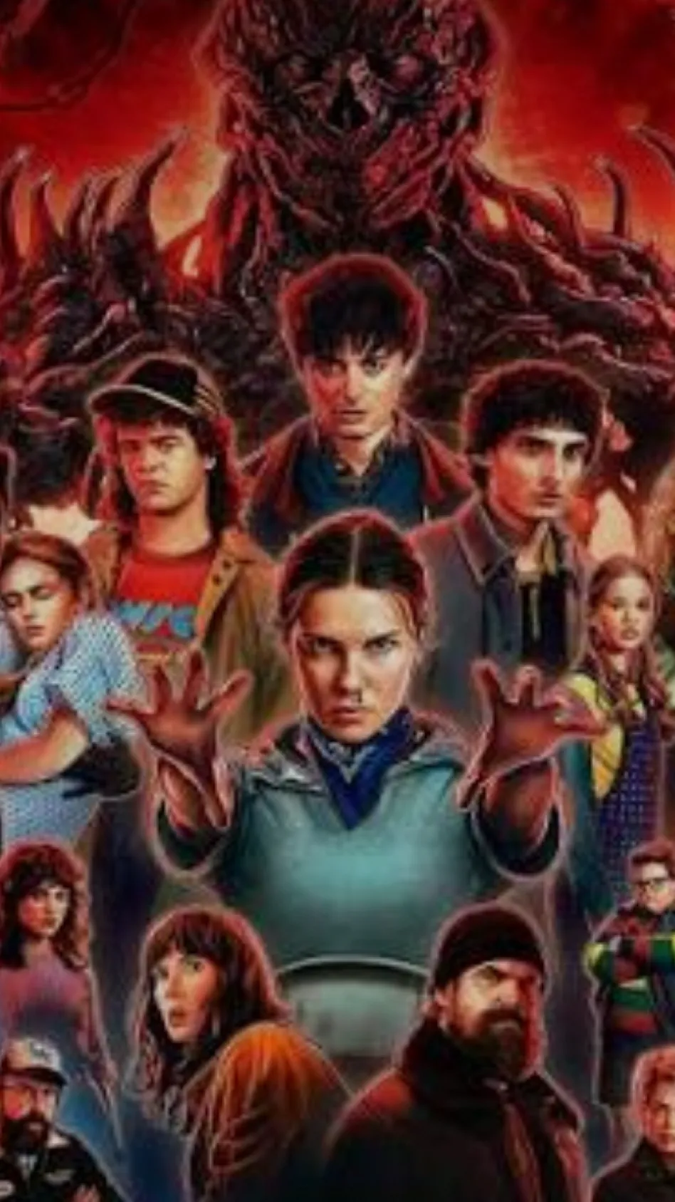 ai character: Stranger things background