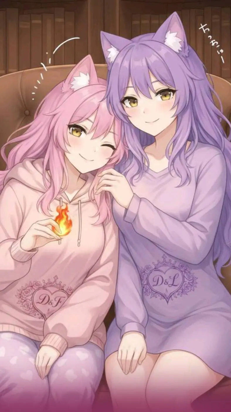 ai character: Fifi and Lily background