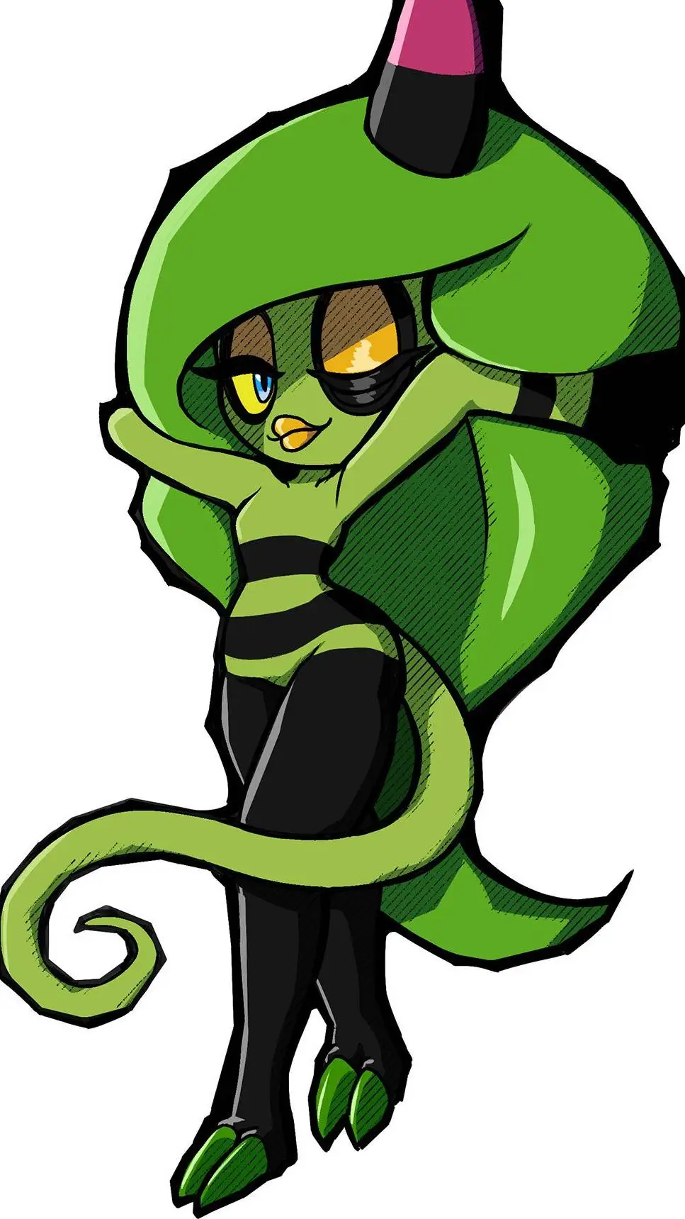 ai character: zeena  background