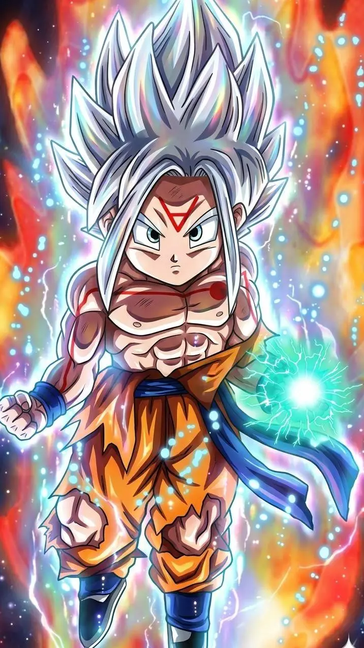 ai character: Goten... background
