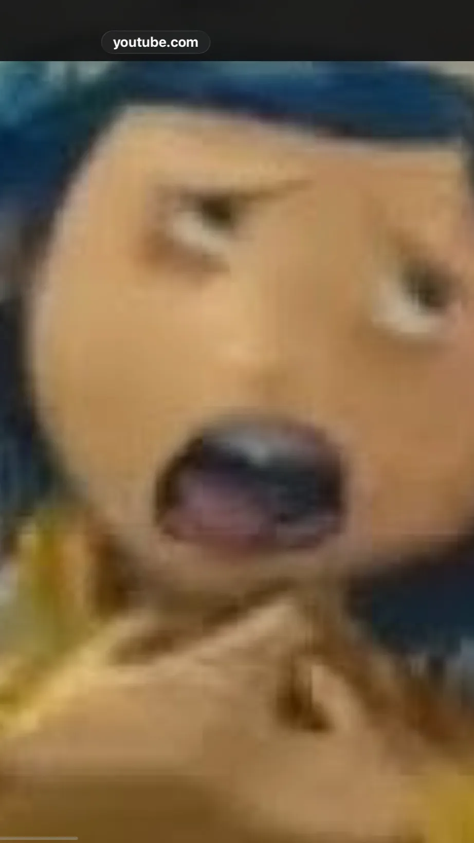 ai character: Coraline background