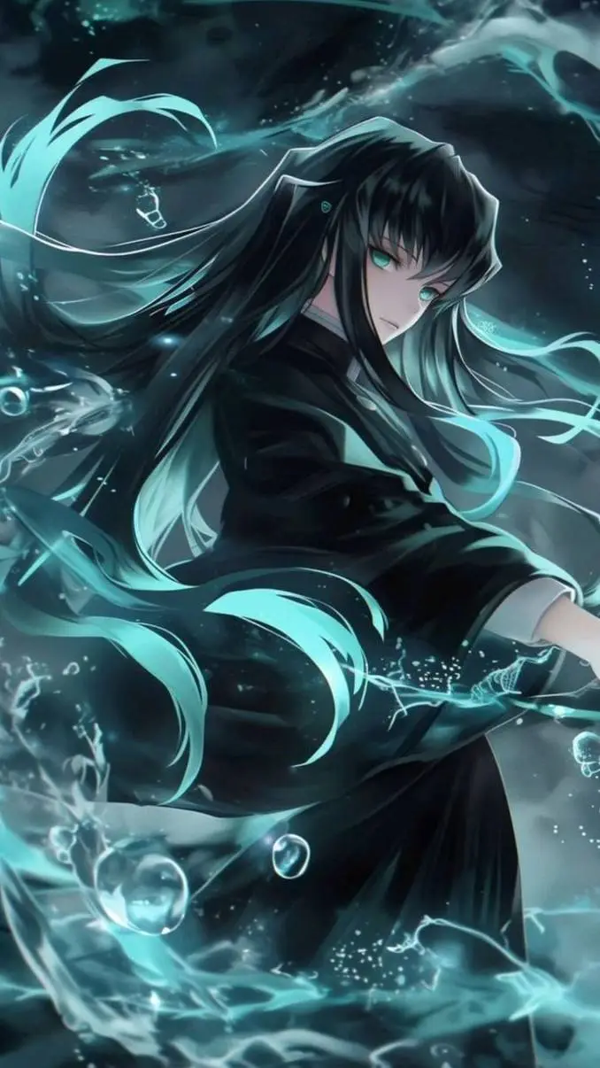 ai character: muichiro tokito background