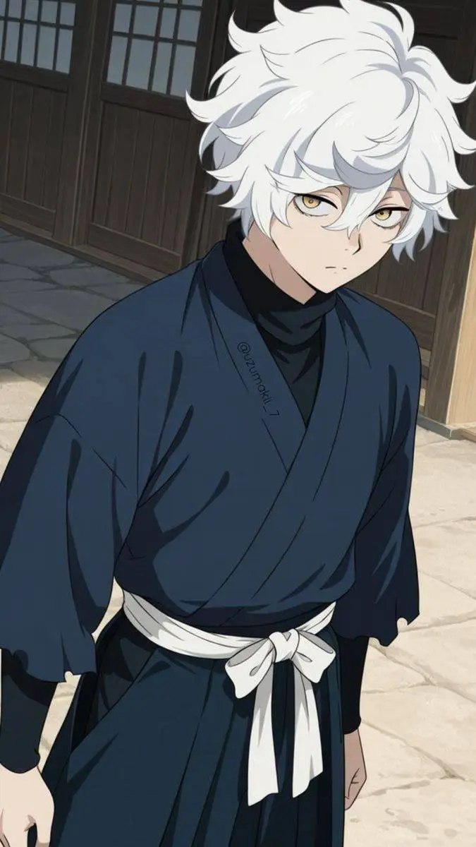 ai character: Gabimaru o vazio background