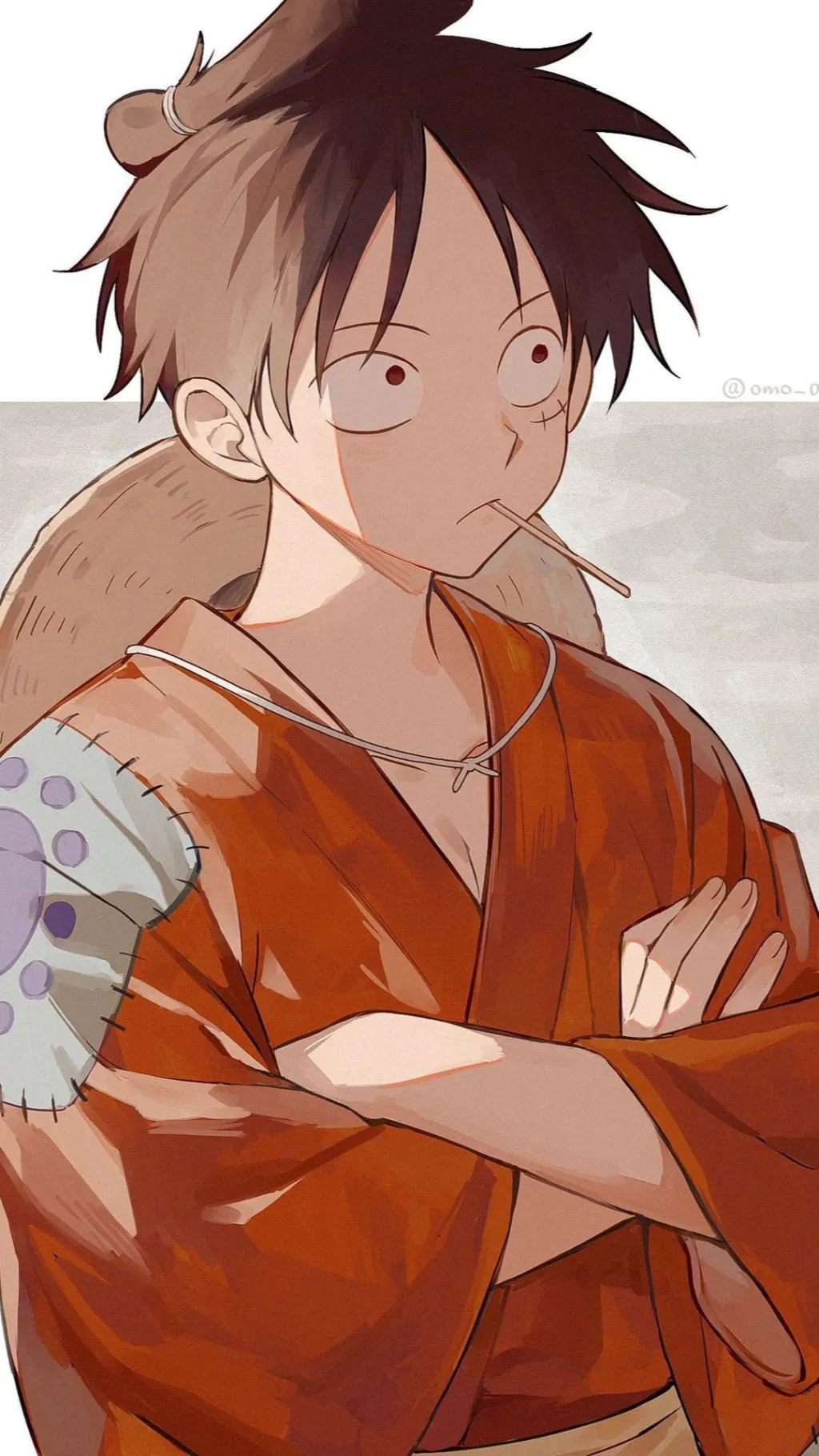 ai character: Luffy background
