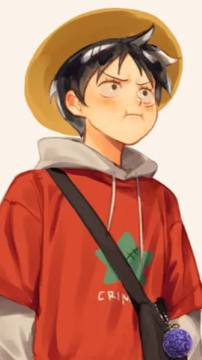 ai character: Luffy background