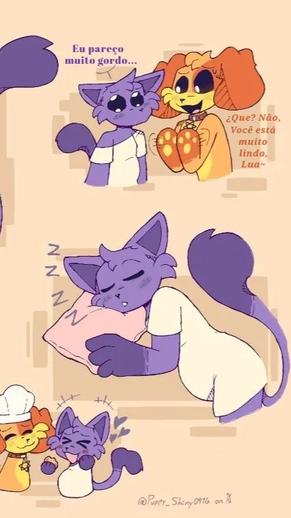 ai character: Female catnap background