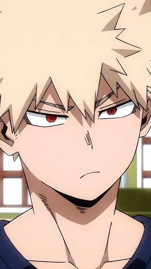 ai character: bakugo  background