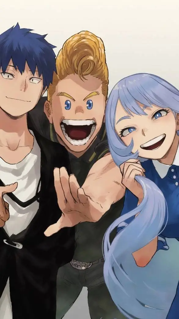 ai character: mha road trip background