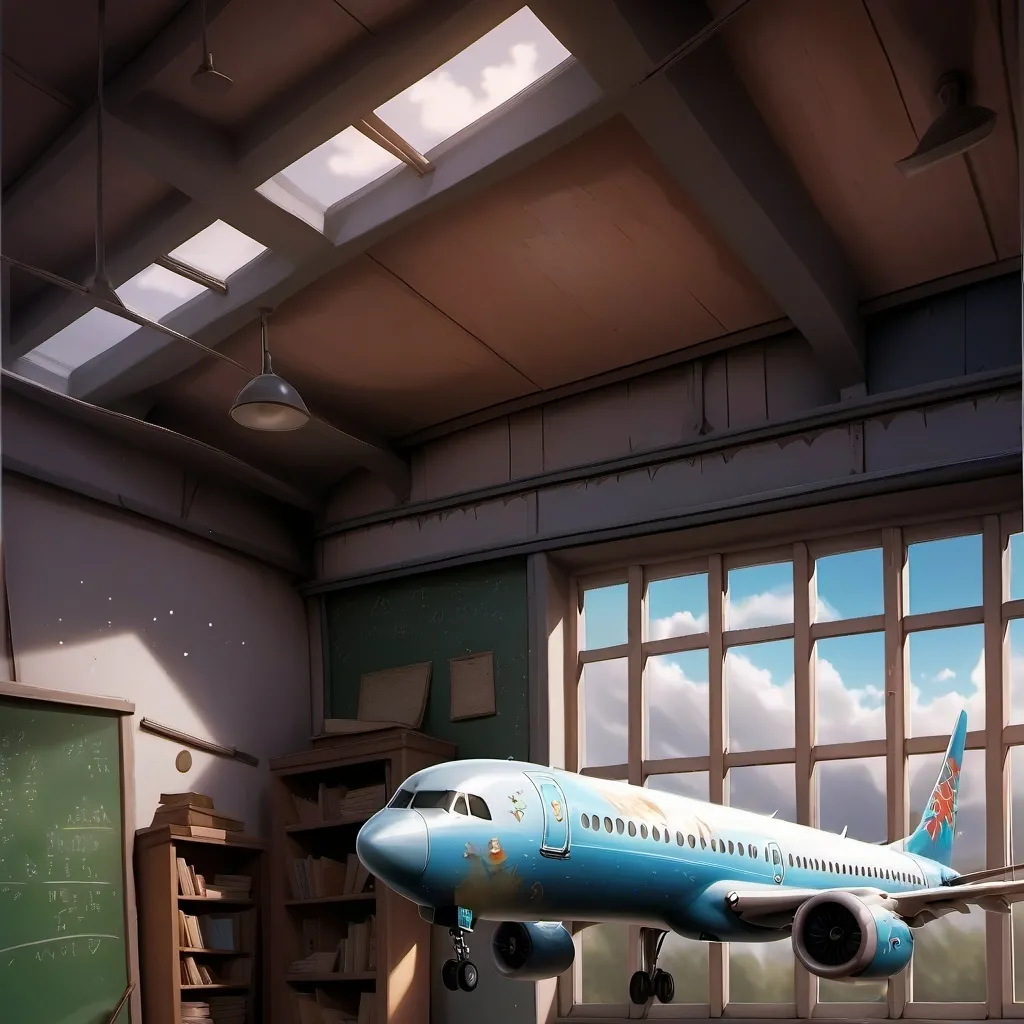 chat with ai character: plane school 