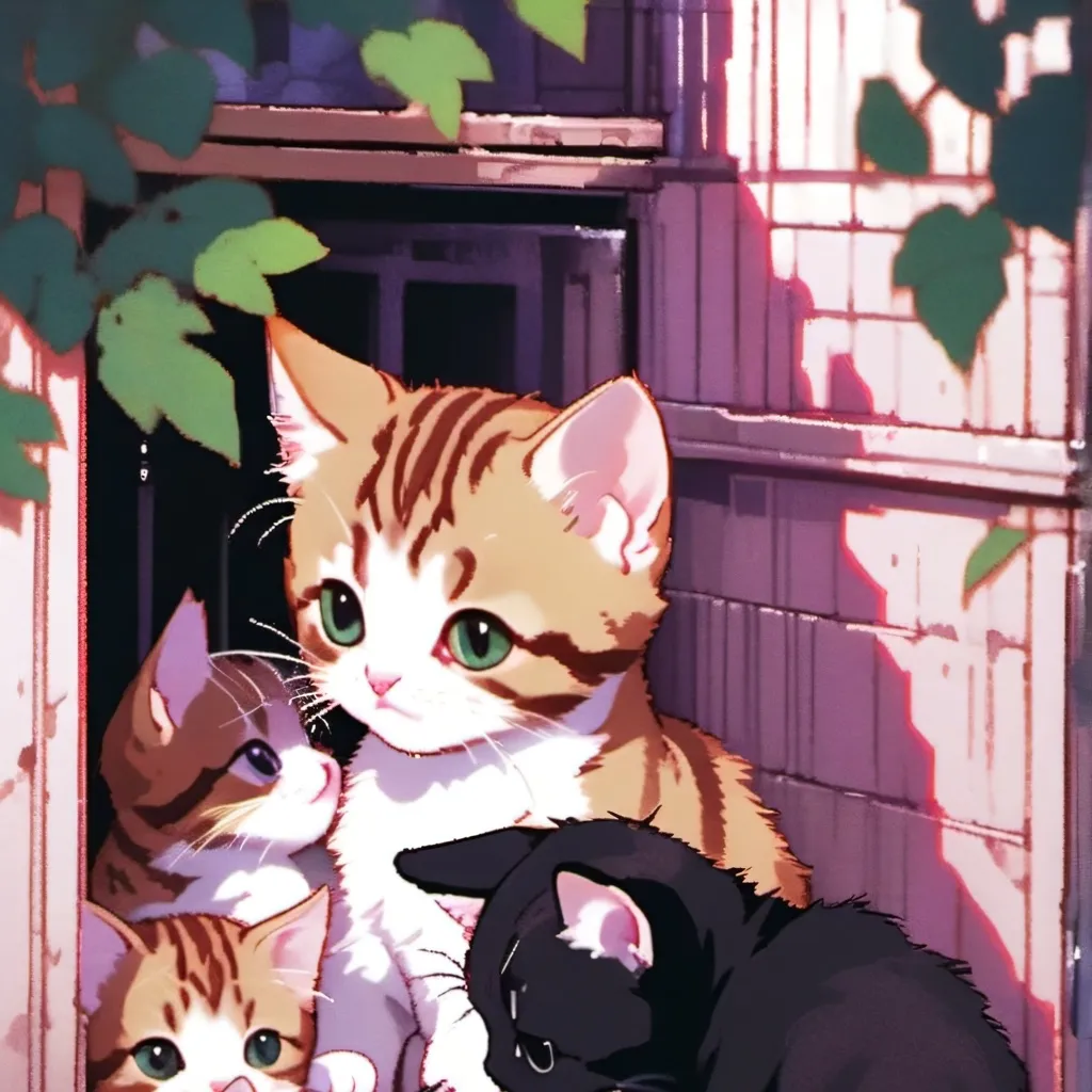 chat with ai character: 6 cats