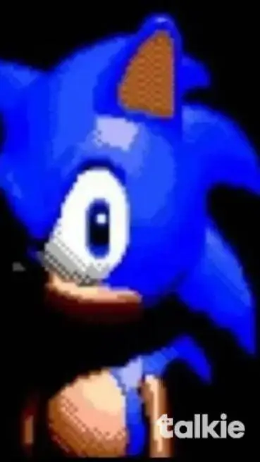 ai character: sonic the gay  background