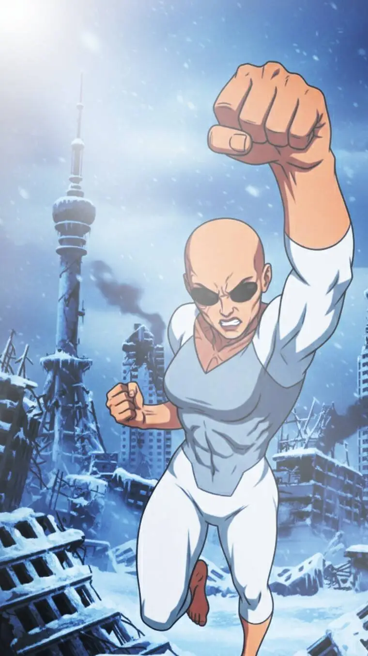 ai character: prisioner mark  background