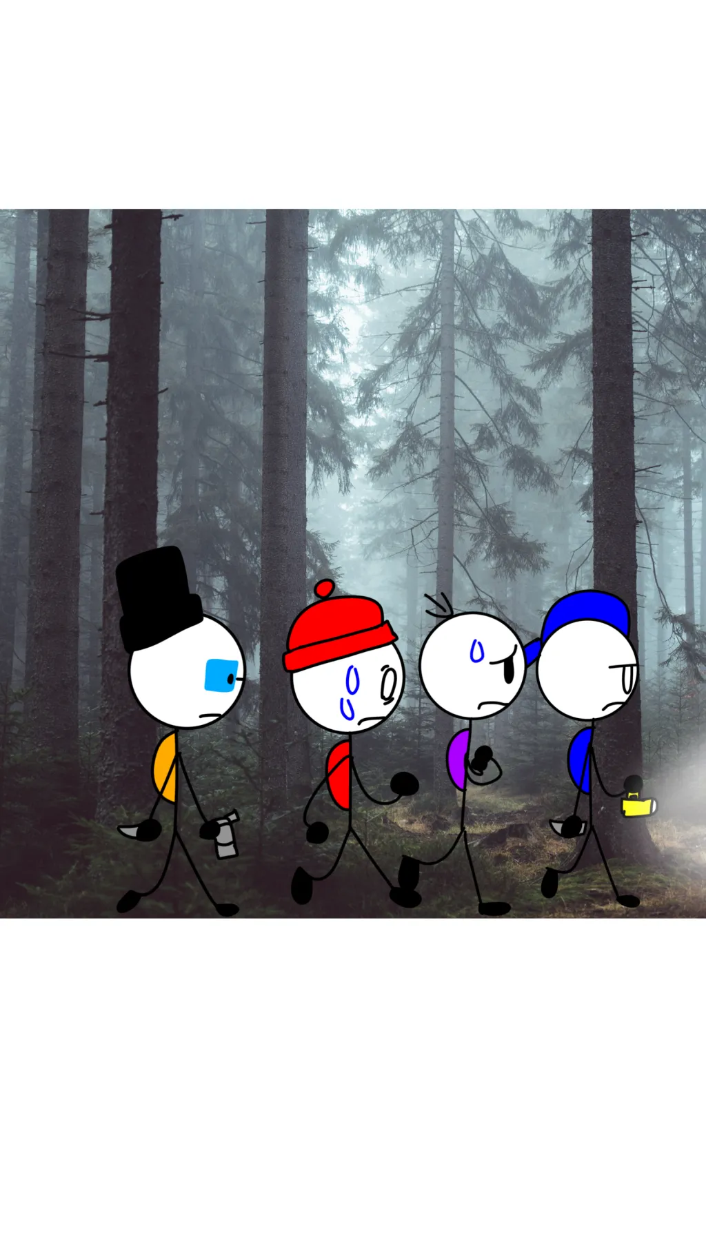 ai character: The forest ￼ background