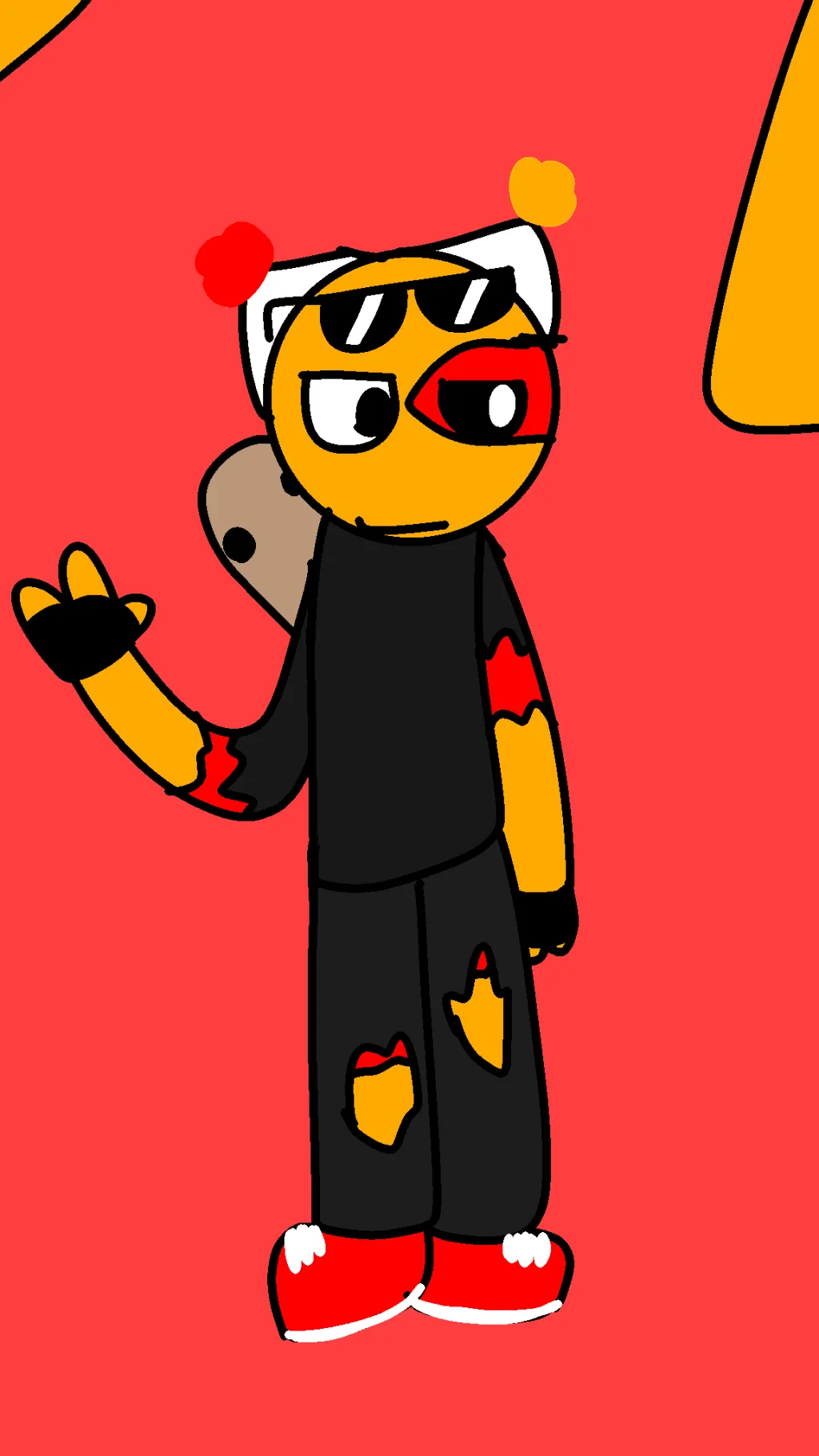 ai character: Banban real ￼ background