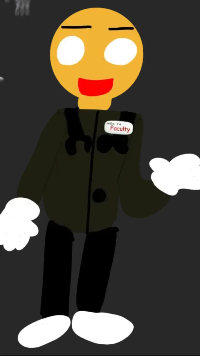 ai character: The test  background