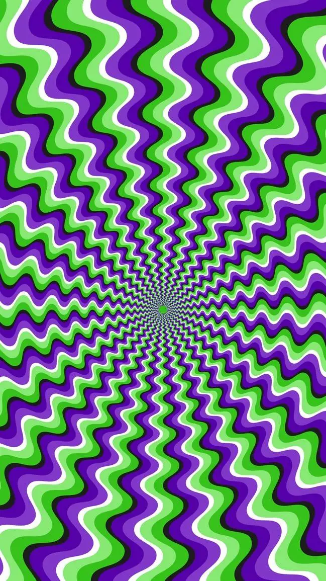 ai character: moving illusion background