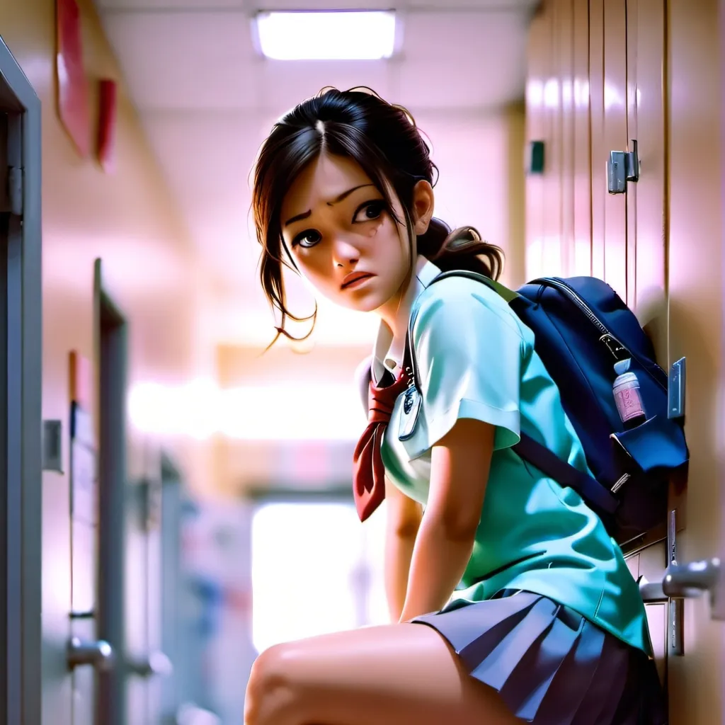 chat with ai character: school preagnancy