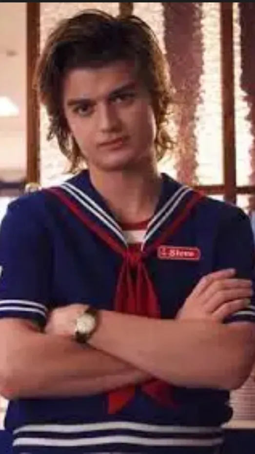 ai character: Steve Harrington  background